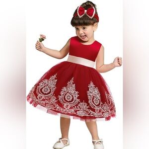 white christmas dresses 3 Sizes Crochet Baby Dress PATTERN, 3-6 Months 6-9 Months 9-12 Months –  Cutie Outfits by Belle main image 0